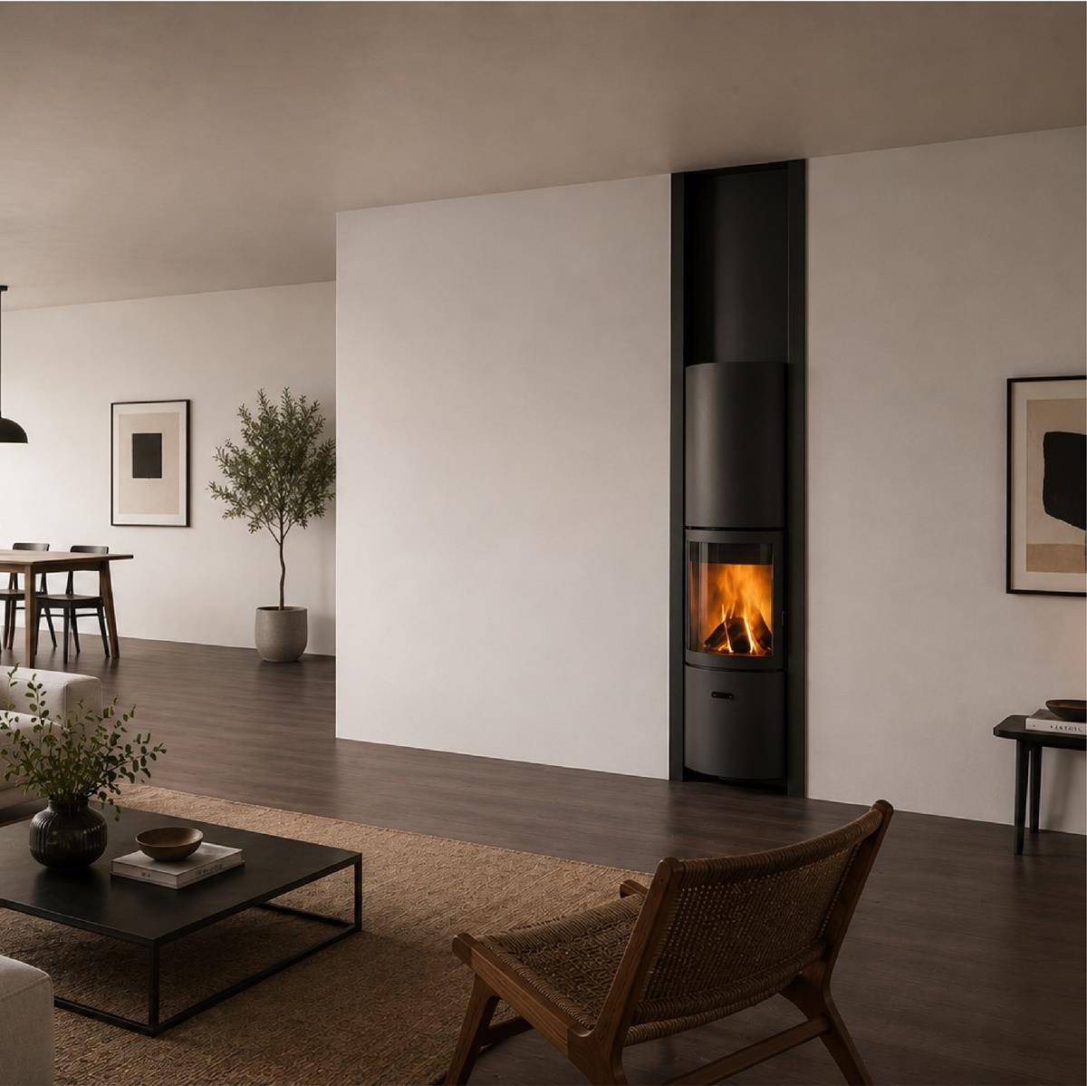 Didatto srl Stuv 30 IN Ultra - R versione finitura a soffitto h 280 cm
